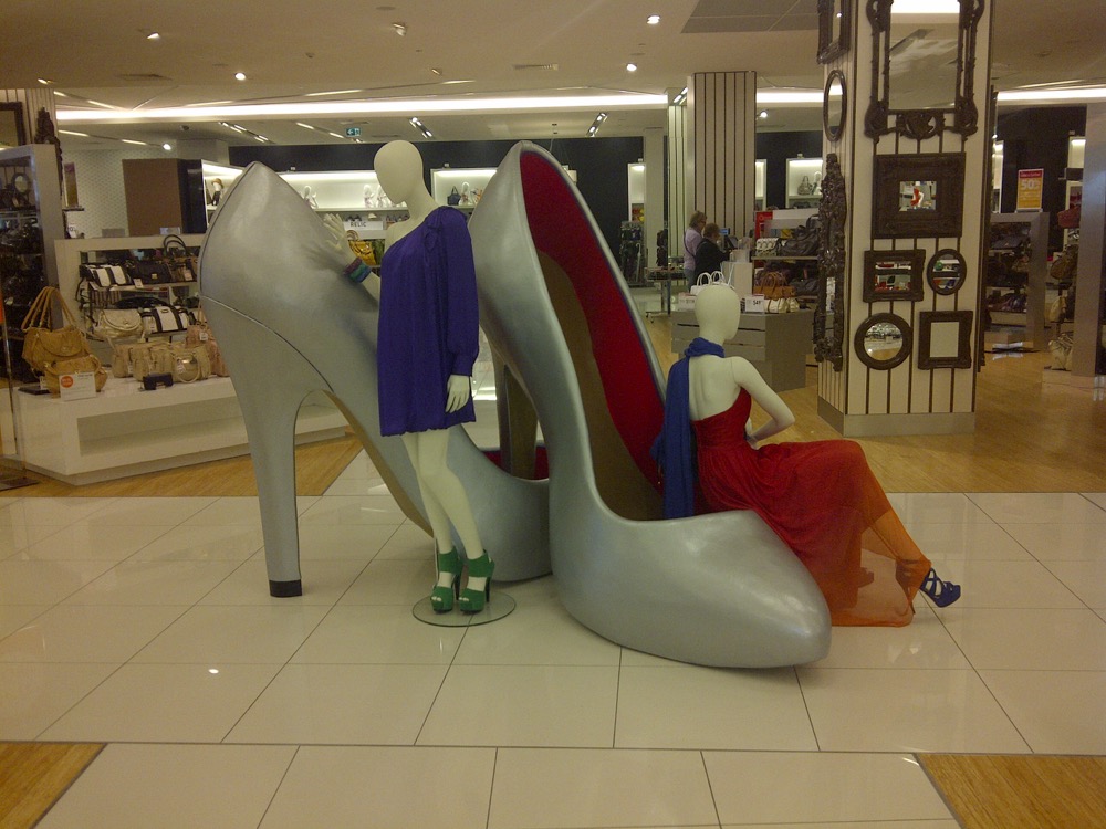 Myer Retail Display. Mixed Media