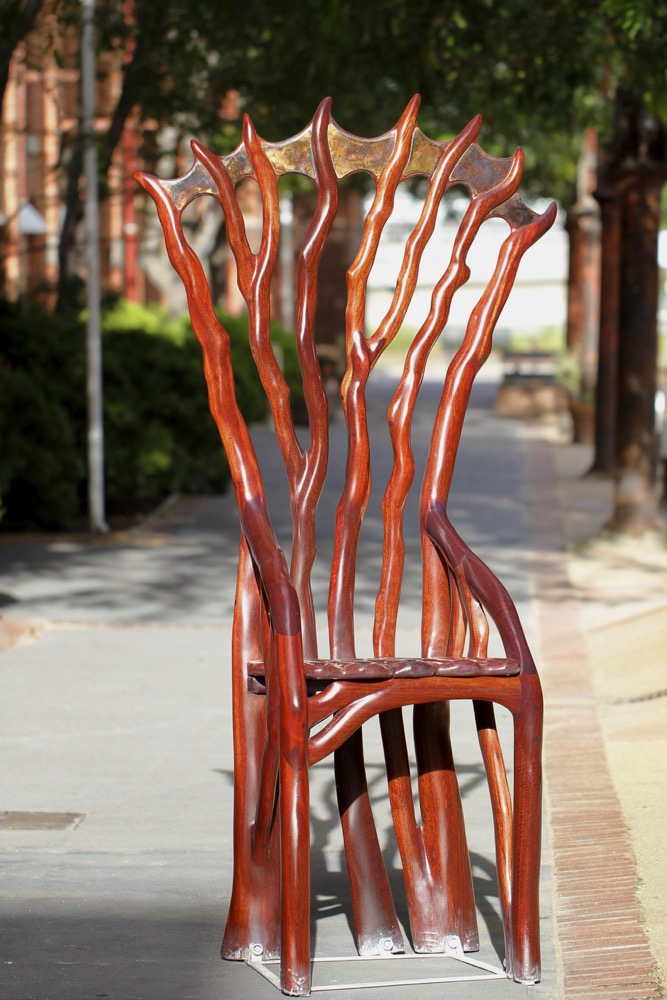 Bendigo Botanical Gardens. Reclaimed Jarrah